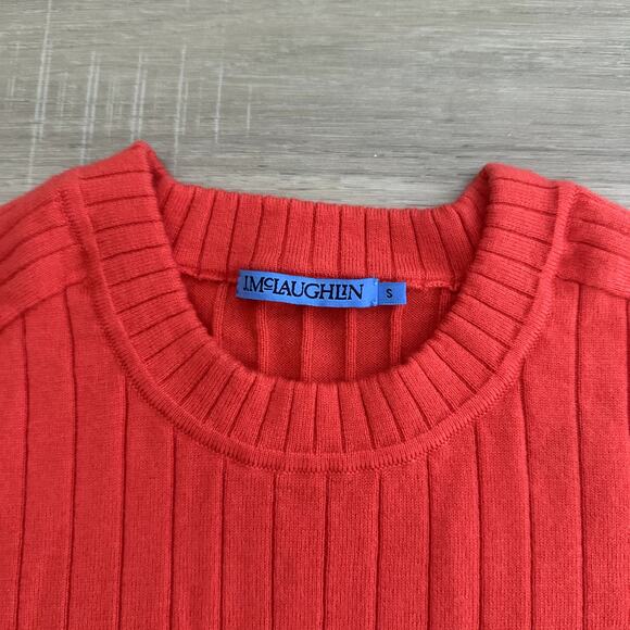J.McLaughlin Anika Wool-Blend Sweater Women's Size Small in the Color Cayenne - Picture 6 of 7
